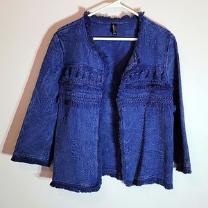 Sacred Threads Blazer size L/XL blue